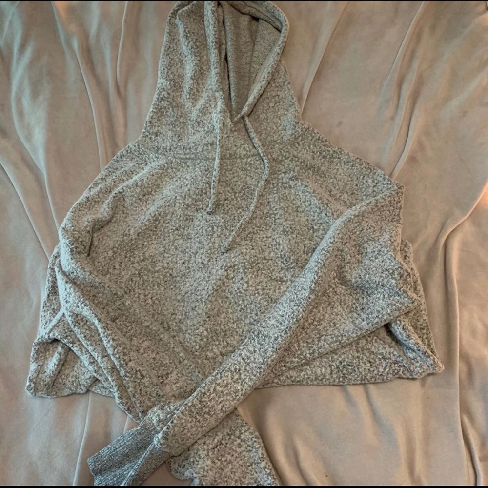 fuzzy sweatshirt